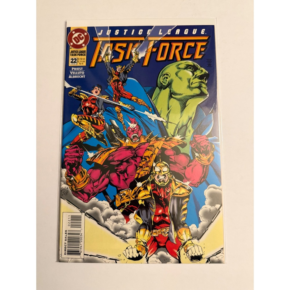 Justice League Task Force 22‎ DC Comics 1995 Priest Velluto Albrecht